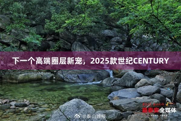 下一个高端圈层新宠，2025款世纪CENTURY